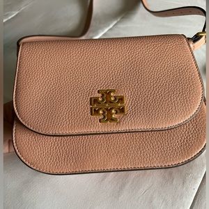 Pink Leather Tory Burch Crossbody